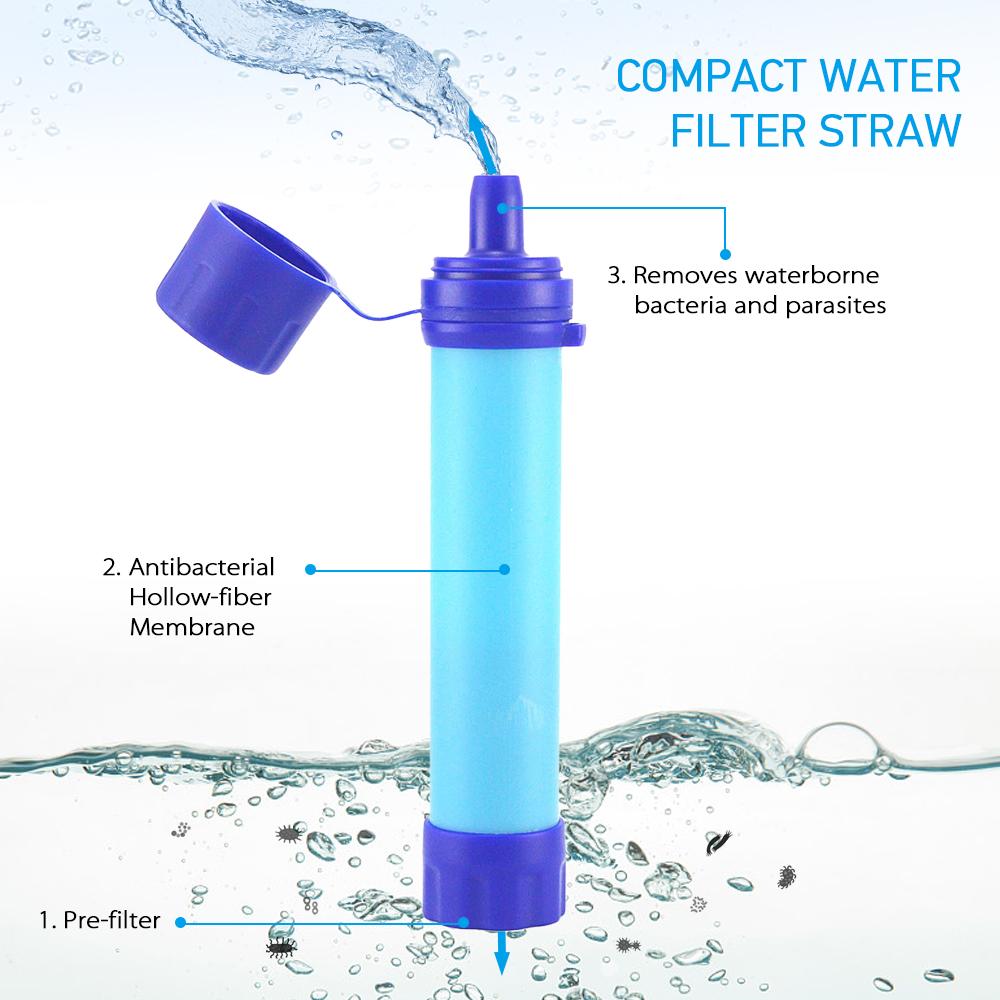 Outdoor Water Filter Straw Water Filtration System Water Purifier for I4G2 Outdoor Water Filter Straw Water Filtration System Water Purifier for I4G2