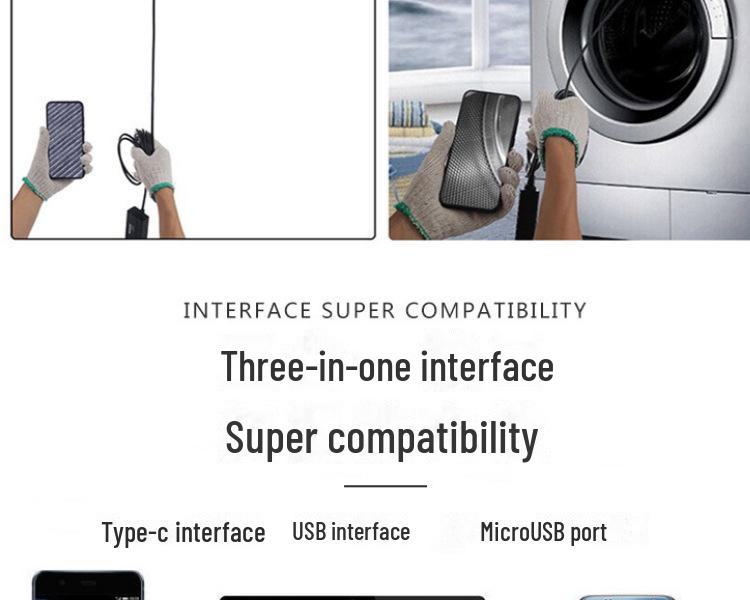 Waterproof HD Camera for Car Maintenance and Oral/Ear Inspection