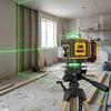 High-Precision Laser 12-Line Green Light Infrared Level Meter with 16 Floor Stickers