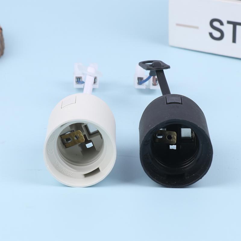 5Pcs E27 Lamp Holder Construction Socket Lamp Holder With Cable Construction Site Socket Renovation Socket Lighting Accessories