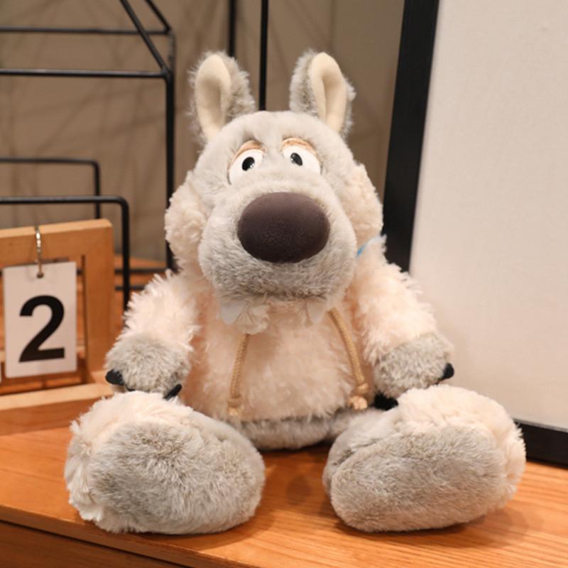 Forest Friends Plush Wolf And Fox Toys With Pp Cotton Filling For Kids Playroom Decor