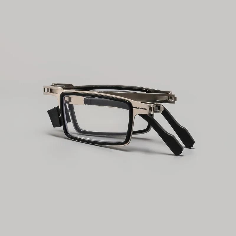 Foldable Portable Anti‑Blue Light Reading Glasses, Ultra‑Lightweight HD Lenses, Eyeglasses with Protective Case