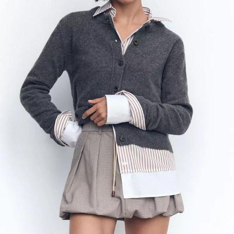 Spring New Arrival Women's Fashion Casual Skirt Lace up All-Match Mid-Waist Lantern Mini Skirt 3152514