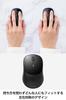 ELECOM OSMOD Wireless Mouse, Quiet, 2.4GHz, Bluetooth, Multi-Pairing, 4 Buttons, Dry Operation, Medium, Black, M-MY20MBSBK-G