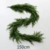 Christmas Realistic Norfolk Pine Wreath Artificial Pine Greenery Garland Christmas Holiday Seasonal Interior Home Decor Valve