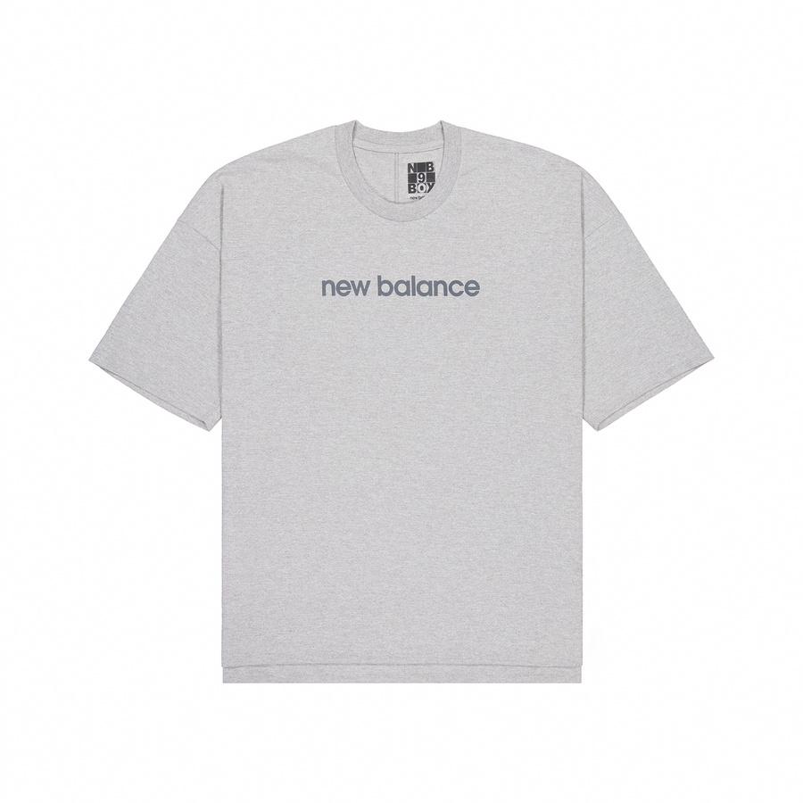 New Balance 9BOX T Shirt Unisex Sport Gray AMT45628-AG F