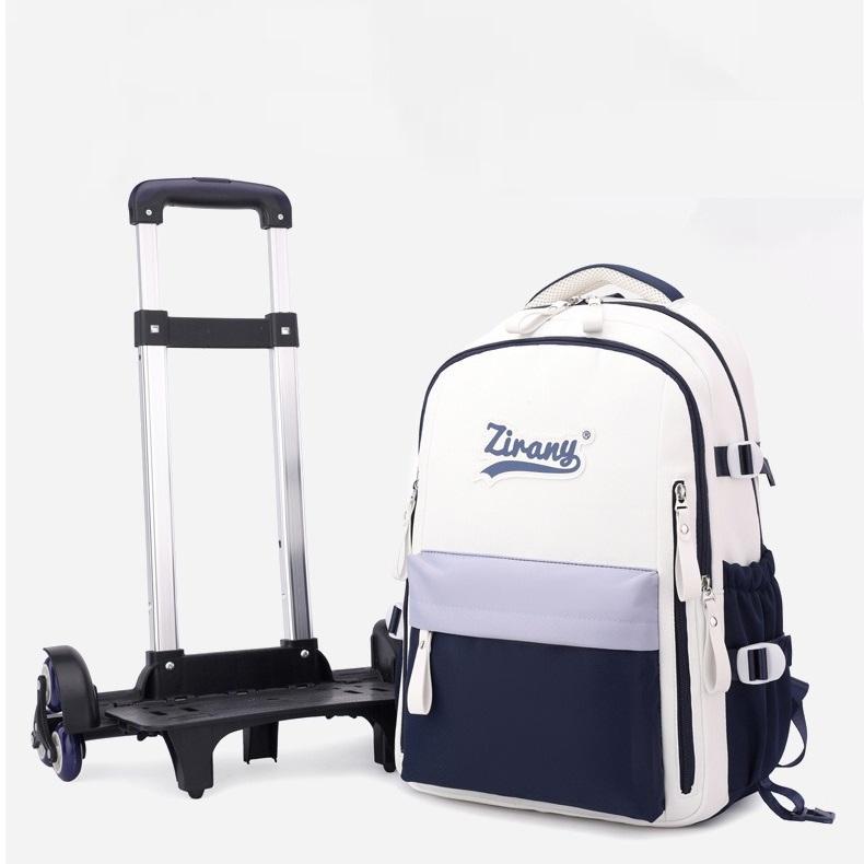 Geantă școlară cărucior Campus cu 6 roți ZRY1269