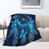 Colorful Dreamcatcher Bohemian Super Soft Fleece Throw Blanket Lightweight All Season Warm King Queen Size Blanket Lightweight