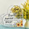 Like Message Heart Plaque - Family Quotes for Mom, Dad, Grandma, Bonus Mom - Sentimental Keepsake Gift with Father// Mother-in-Law Text, Nurseries, Ho