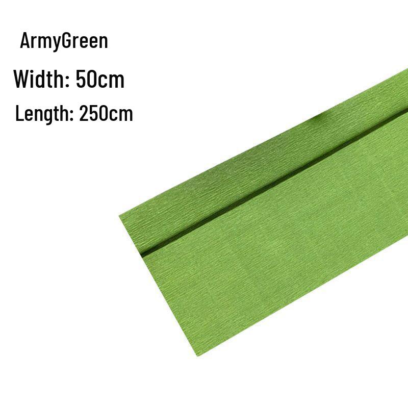 Thickened Colored Crepe Paper for DIY Rose Origami and Kindergarten Crafts