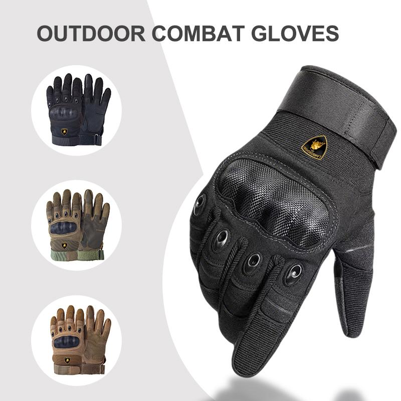 Outdoor Tactical Gloves Winter Sports Riding Half Finger Military Men Women Combat Shooting Hunting For Lamborghini Accessory ngo9