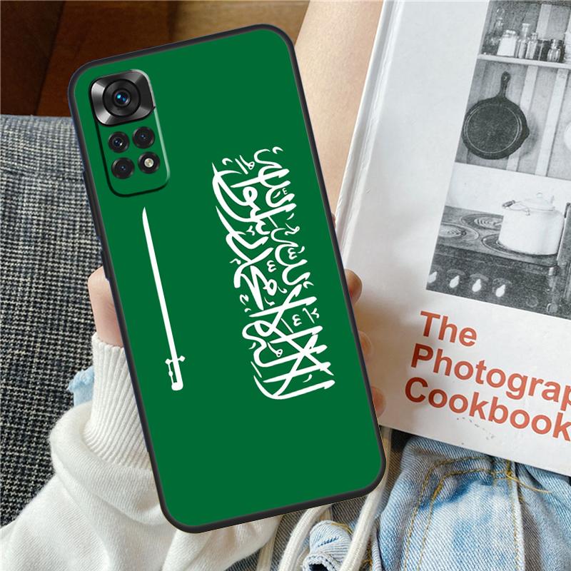 Kingdom of Saudi Arabia Flag Phone Case For Xiaomi Redmi Note 12 12S 12C 13C 10 10C 10A 9 9C 10S 11S 11 Pro Soft Cover