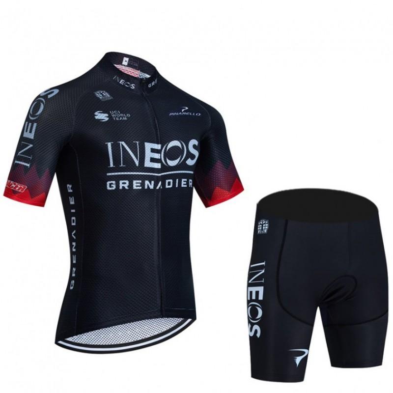 Mens Cycling Jersey Set Short Sleeve Breathable Mountain Road Bike Apparel Performance Wear