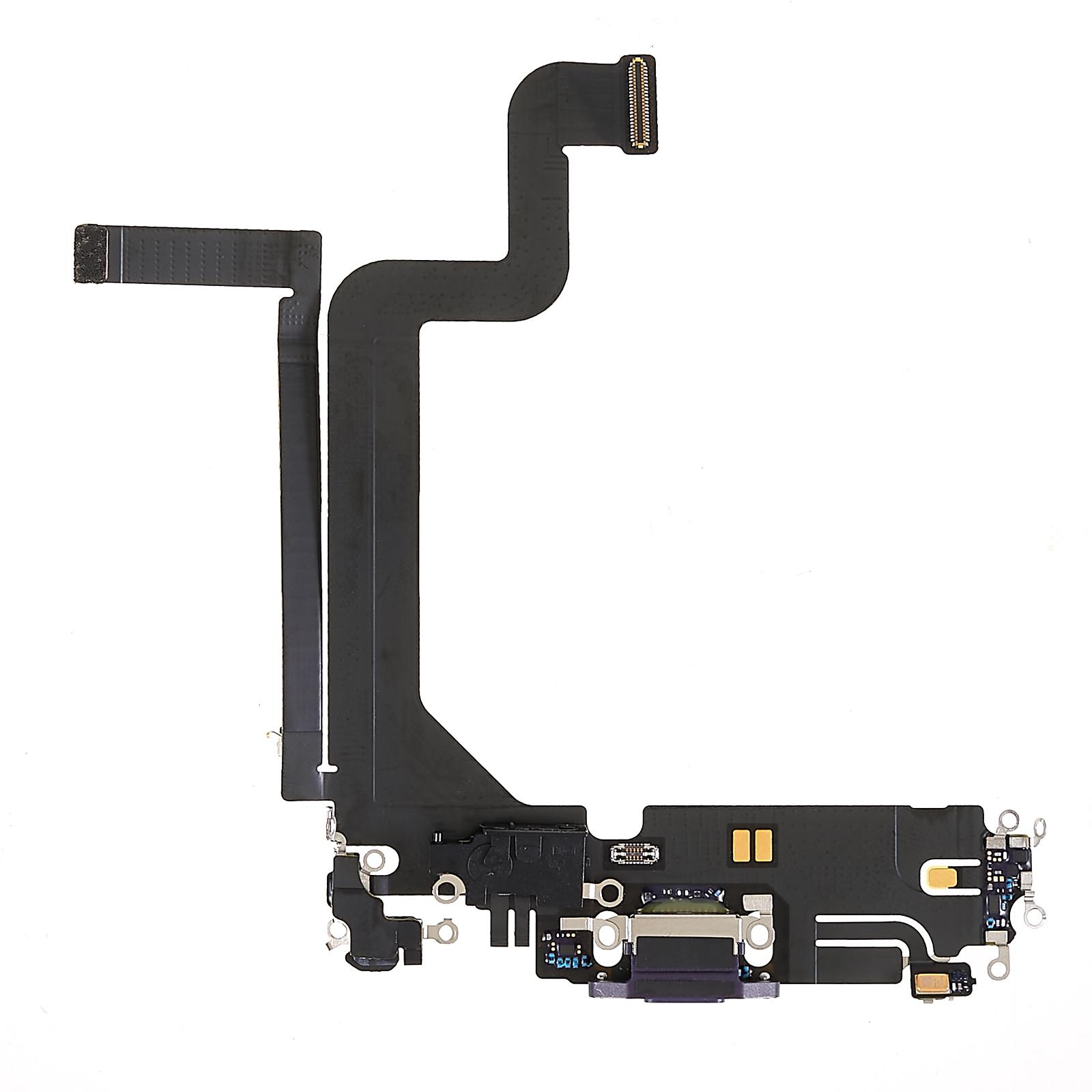 

For iPhone 14 Pro Max OEM Charging Port Jack Plug Connector Flex Cable Purple