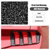 Car Taillight Lamp Decoration Covers ABS Decoration For Ford Mustang 2024 Up Exterior Accessoriess ,Carbon Fiber Black
