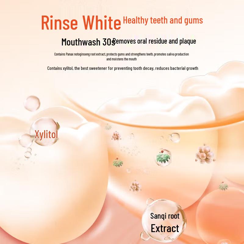 Dr. Ya Baking Soda & Xylitol Mouthwash - Fresh Breath & Whitening