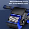 Abdominal Wheel Exerciser Dual Wheel Design Abdominal Fitness Wheel Automatic Rebound Anti-Slip for Bodybuilding Training