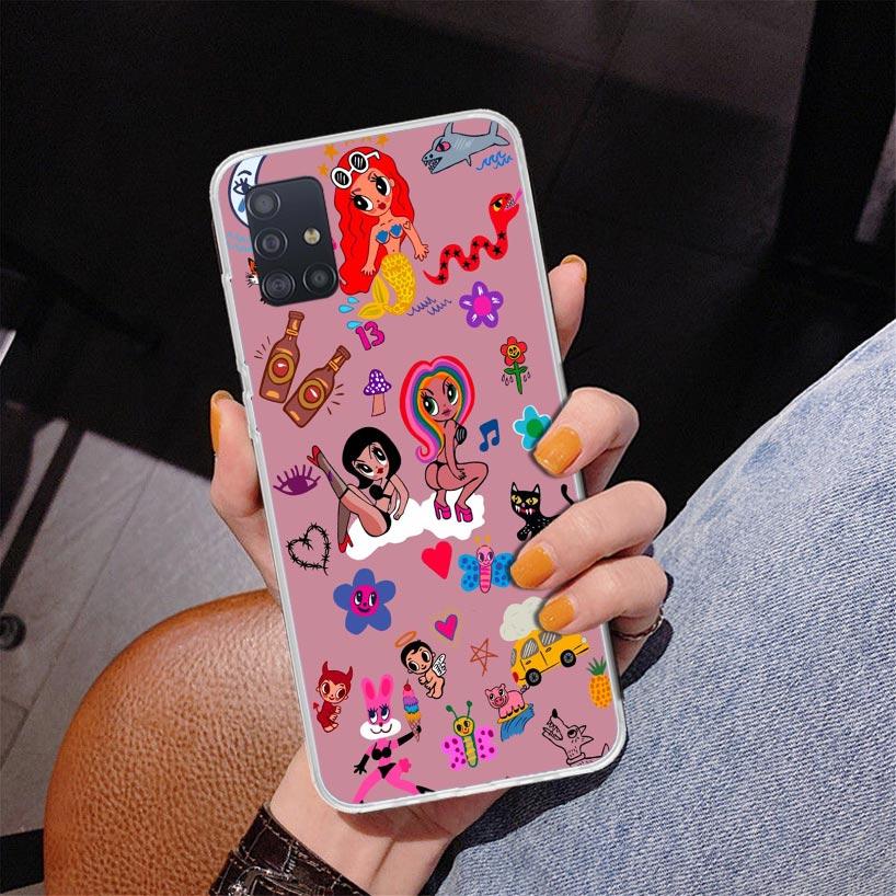 Karolg M-Manana Sera B-Bonito Phone Case For Samsung Galaxy A52 A32 A22 A12 A51 A31 A50S A30S A20S A10S Note 20 Ultra 10 Plus S1