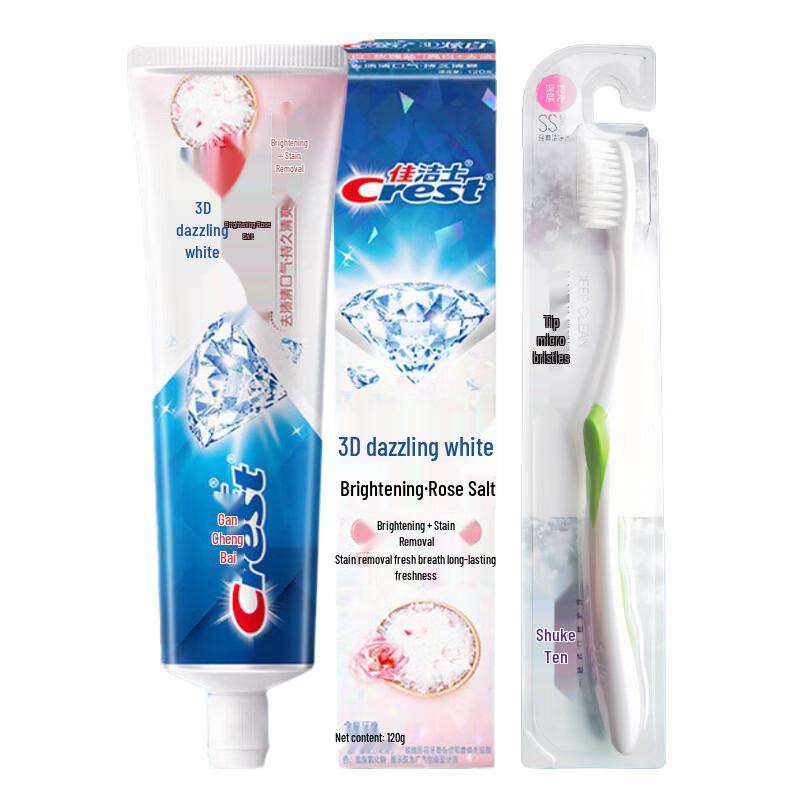 Crest 3D White Rose Salt Toothpaste