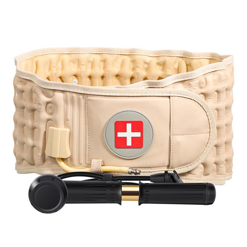 Unisex nafukovací bederní podpůrný pás pro dekompresi a korekci