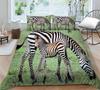 3D Zebra Pattern Home Bedding Set Bedding Cover Pillowcase AU/US/EU Full Size Bedding Set Home Decoration Gift