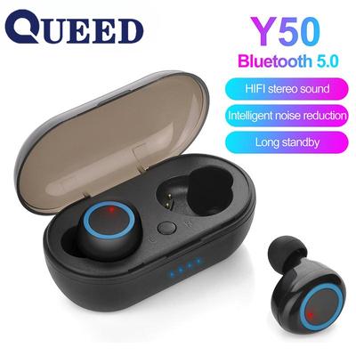 Bluetooth Headset TWS Wireless Headset 5.0 Charging Charging Warehouse Touch Into Earphones