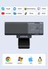 AIRHUG Webcam with 1080P Megapixel Privacy USB Plug and Easy Installation Compatible for Remote Classes 3-in-1 Built-in Microphone, 2.07 Resolution,