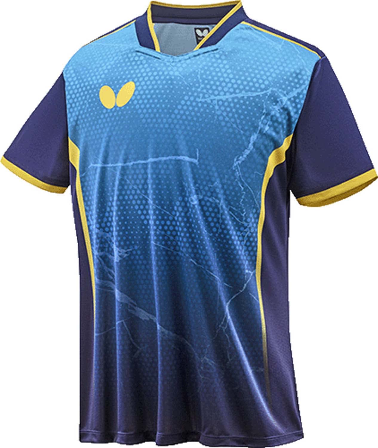 

Butterfly Elistar 10 Game Turquoise Blue Size S Shirt, (123),