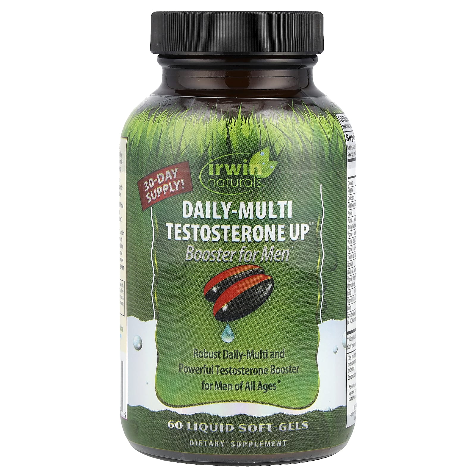 

Irwin Naturals, Daily-Multi Підсилювач тестостерону для чоловіків, 60 рідких м яких капсул