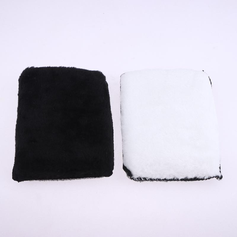 2/5Pcs Auto Interior Fleece Scrubbing Towel For Plastic Leather Wax Sponge Car Cleaning Tools Car Cleaning Microfiber Sponge