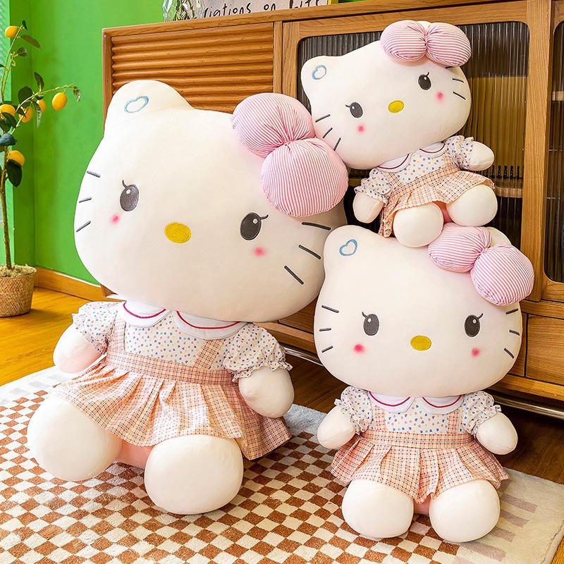 Adorable Pink KT Cat Plush Doll for Weddings and Birthdays