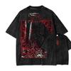 Anime Berserk Guts Nadrukowany T-shirt Męski Damski Krótki Rękaw Bawełniane T-shirty Vintage Prany T-shirt Harajuku Casual Oversize T-shirt