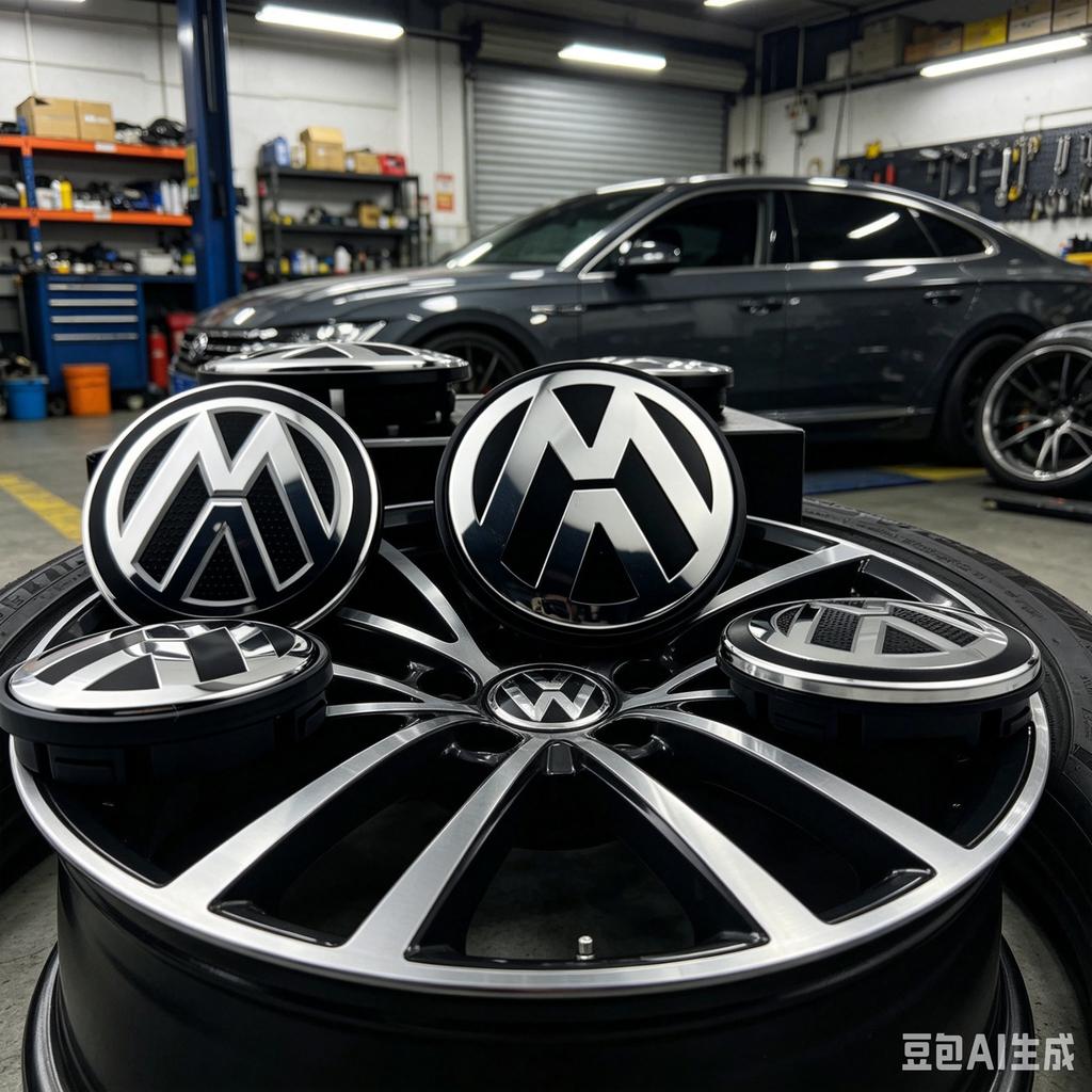 O4GT 4pcs 55mm 56mm 65mm 70mm 76mm Car Wheel Center Caps Hubcap Cover for VW Volkswagen Jetta MK5 Golf Passat styling 6N0601171