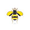 New Style Oil Drip Bee Brooch - Cute Animal Collar Pin, Simple Clothing Accessory
