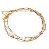 Colorful Dopamine Hot Girl Beach Necklace - European & American Style Cotton Rope Chain