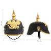 VidaXL Casque prussien allemand antique pour GN Noir Acier