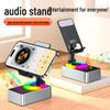 3-in-1 Foldable Bluetooth Speaker & Phone Holder with Call Function