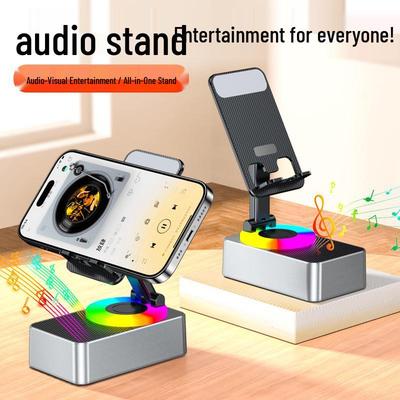 3-in-1 Foldable Bluetooth Speaker & Phone Holder with Call Function