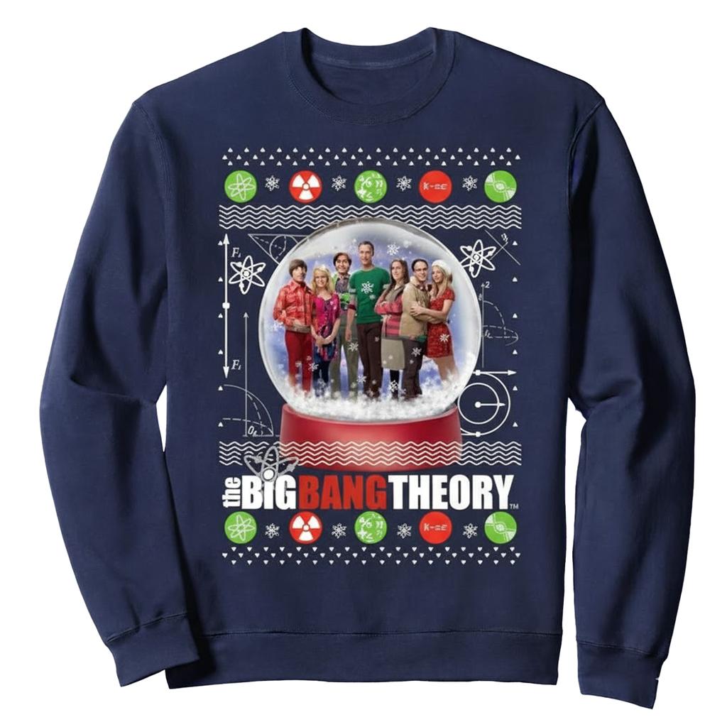 The Big Bang Theory Girls Snow Globe Christmas Sweatshirt