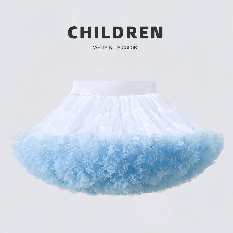 Princess Tutu Skirt for Girls - Fluffy Mesh Christmas Dress