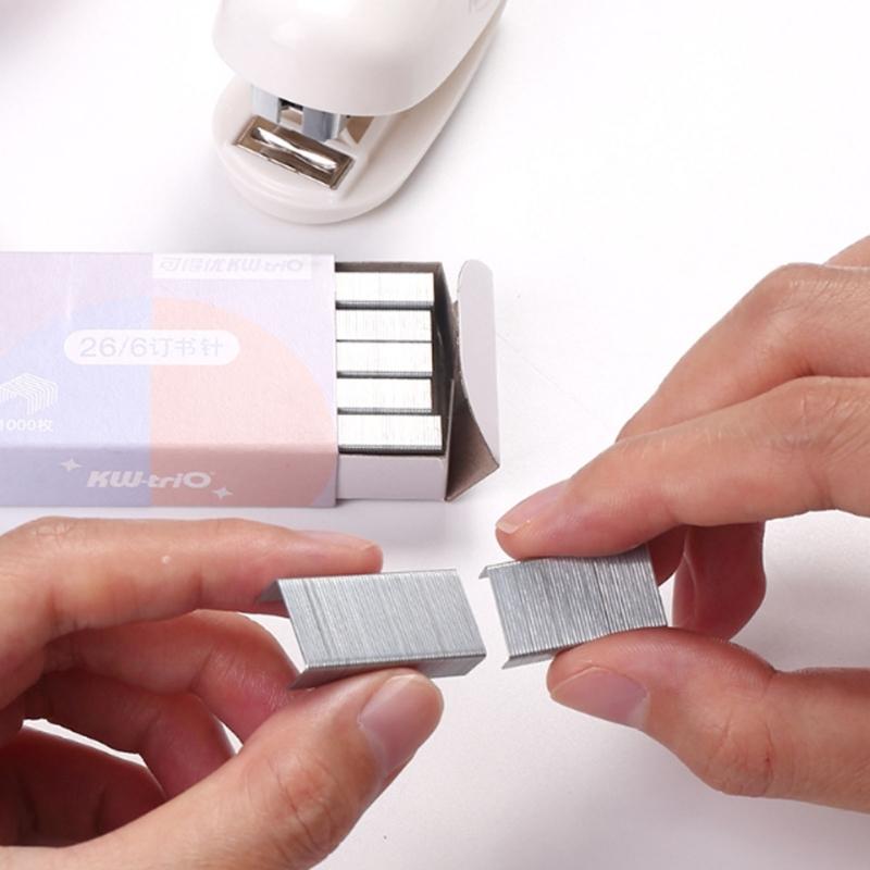 Small Stapler Colorful Paper Binding Stapler Machine Fashion Stapler Stationery School Office Binding Paper Stapler