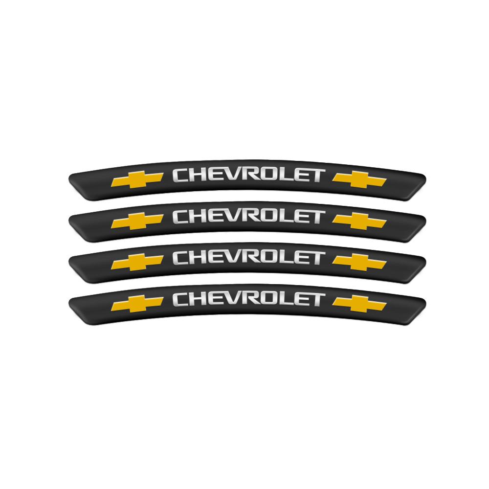 

4Pcs Aluminum Car Styling Wheel Rims Decoration Sticker Car Accessories For Chevrolet Spark Cruze Sonic Onix Sail Aveo Cobalt