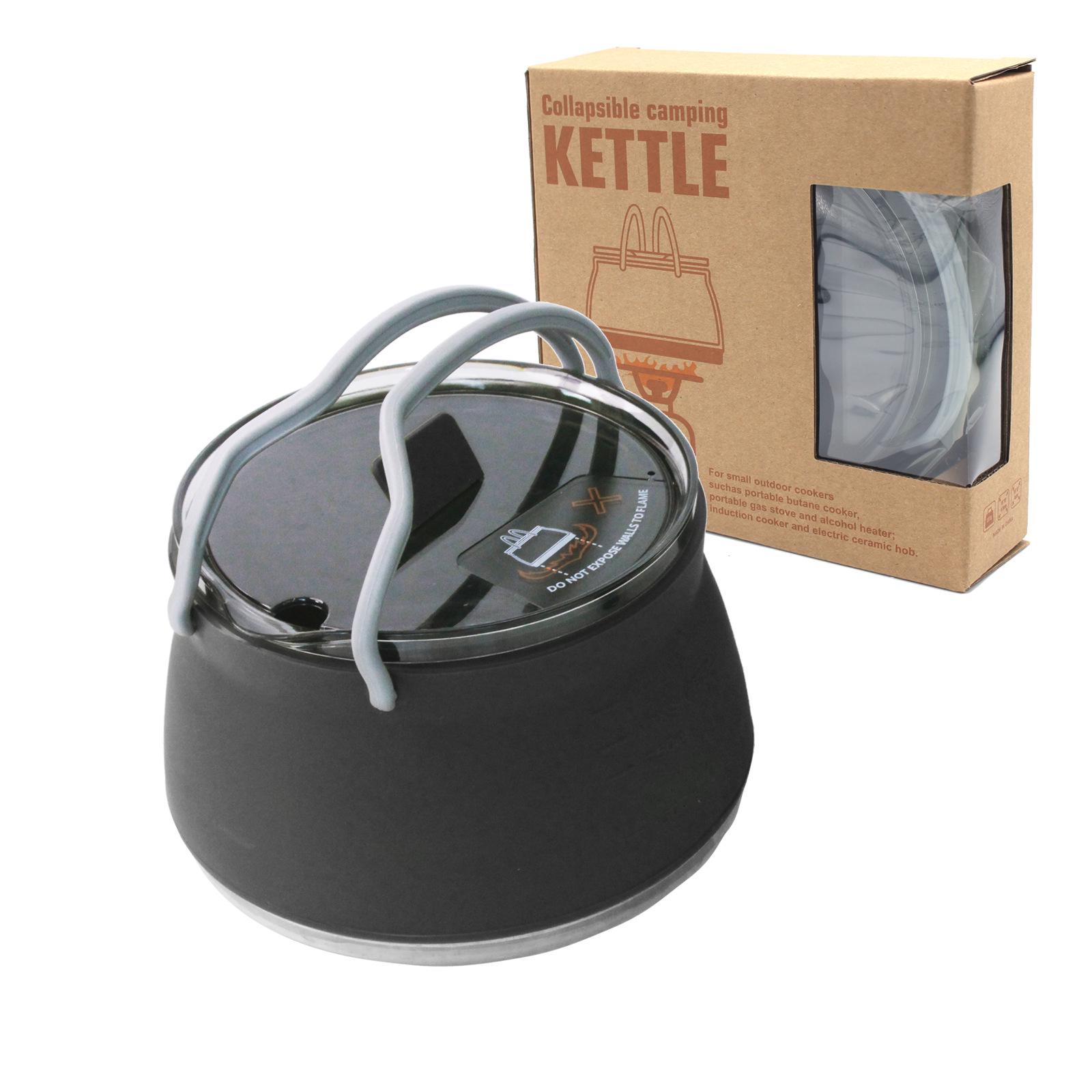 

Portable Silicone Folding Camping Kettle - Outdoor Travel Pot