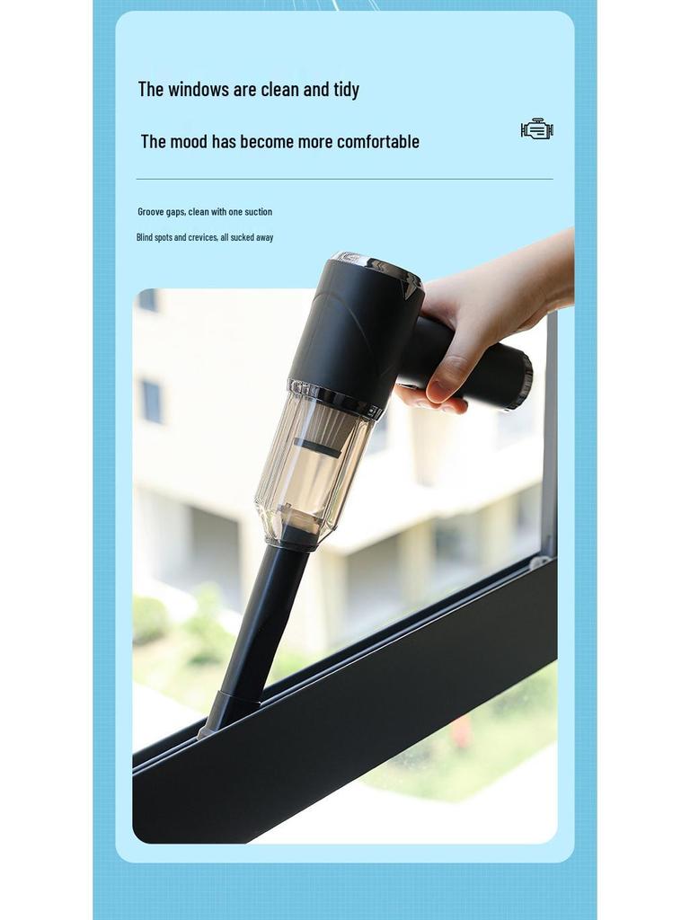 Leistungsstarker Akku-Handstaubsauger für Auto und Zuhause, mit starker Saugkraft und dualer Portabilität