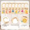 7/8Pcs Label Assortment Infant Wardrobe Divider Wood Nursery Clothes Organizers  Home