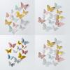 3D Butterfly Wall Stickers - Self-Adhesive Decorative Set for Home, Wedding, Festivals & Holidays