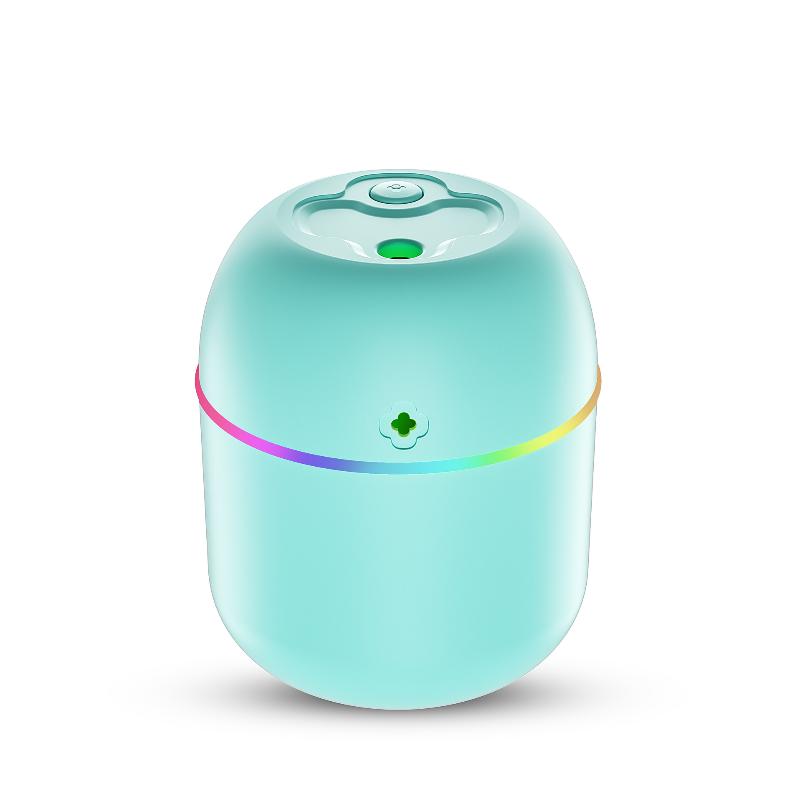 Woodgrain Ultrasonic Usb Humidifier And Essential Oil Diffuser Portable Desktop Aromatherapy For Home Office Use