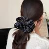 Elastico per Capelli Alta Elasticità Corda Extra per Capelli Pois Grande Liscia Stampa Raso Porta Coda di Cavallo Stile Coreano
