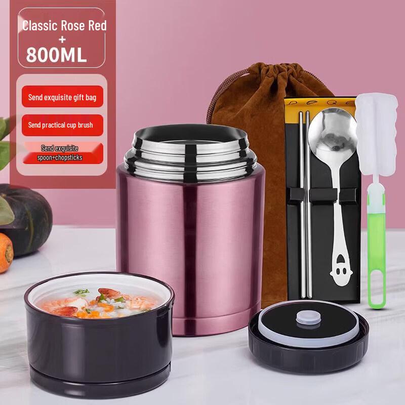 QW Portable Stainless Steel Stew Jar