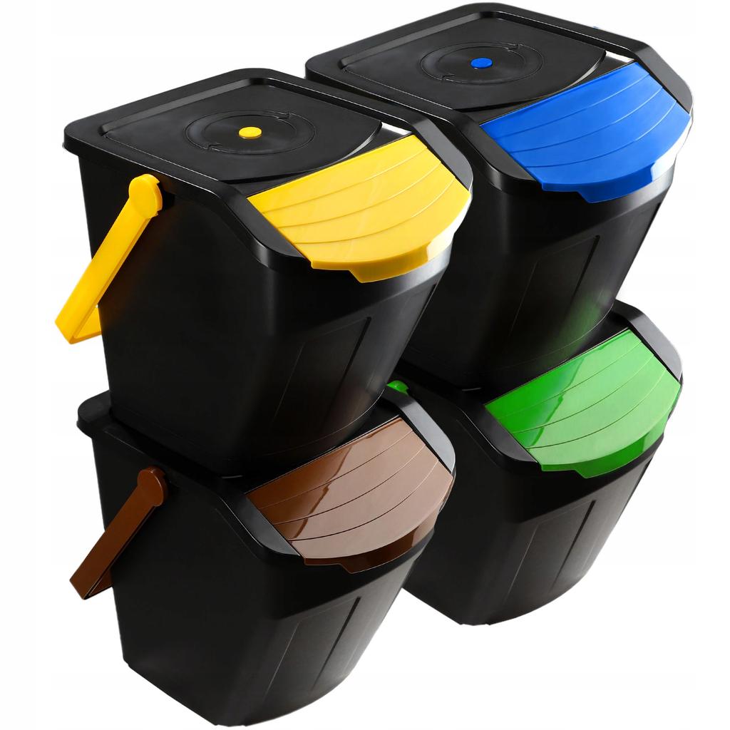 KADAX Trash Can Container for Sorting Set 25L